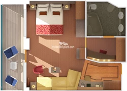 Carnival Dream Penthouse Suite Layout