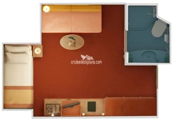 Carnival Freedom Small Interior Layout