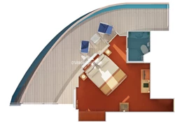 Carnival Freedom Premium Balcony Layout