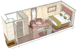 MSC Seashore Yacht-Club-Interior Layout