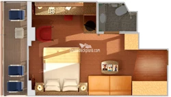 Carnival Legend Premium Balcony Layout