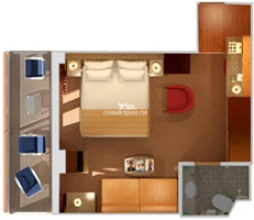 Carnival Legend Premium Balcony Layout