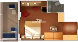 Carnival Legend Premium Balcony Layout