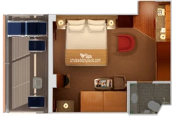 Carnival Legend Premium Balcony Layout