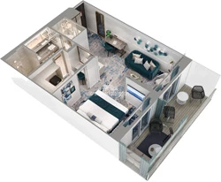 Seabreeze Penthouse Suite diagram