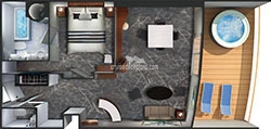 Owners Suite floor layout