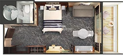 Penthouse floor layout