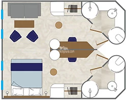 Suite floor layout
