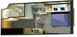 Queen Victoria Oceanview Layout