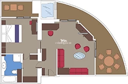 MSC Virtuosa Yacht-Club-Royal Layout