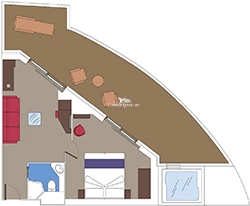 Balcony Suite diagram