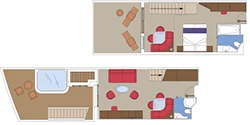Yacht-Duplex-Whirlpool floor layout