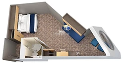 Odyssey of the Seas Oceanview Layout