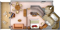 Silver Suite floor layout