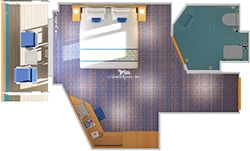 Carnival Horizon Balcony Layout