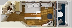 Pacific Explorer Balcony Layout