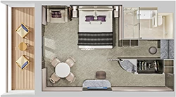 Penthouse floor plan