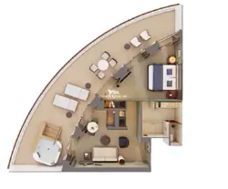 Haven Aft Owner Suite diagram