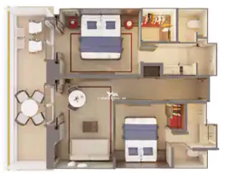 Haven-2-Bed floor layout