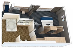 Harmony of the Seas Royal Loft Suite Layout