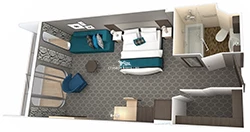 Junior Suite floor layout
