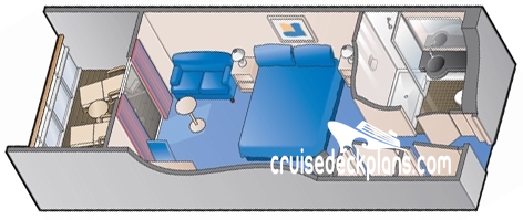 Celebrity Mercury Concierge Class cabin floor plan Celebrity Mercury Concierge Class cabin floor plan