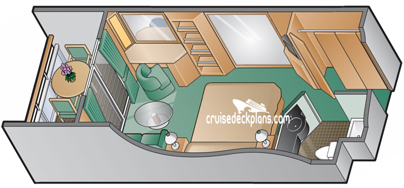Celebrity Millennium Concierge Class cabin floor plan Celebrity Millennium Concierge Class cabin floor plan