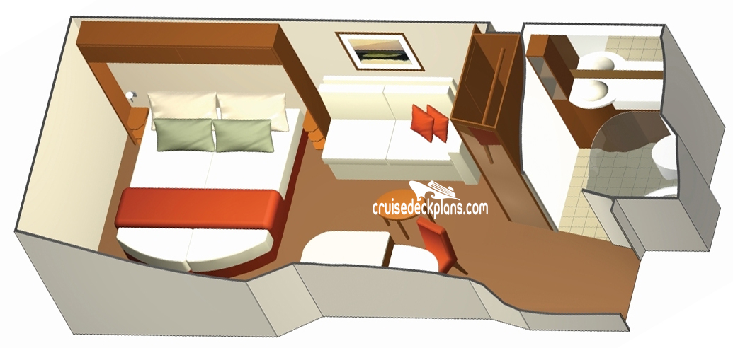 Celebrity Solstice Interior cabin floor plan Celebrity Solstice Interior cabin floor plan