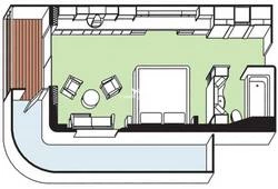 Paul Gauguin Grand Suite Layout