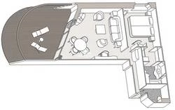 Seven Seas Suite floor plan