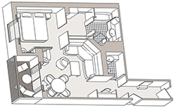 Seven Seas Voyager Seven Seas Suite Layout