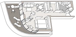 Seven Seas Voyager Seven Seas Suite Layout