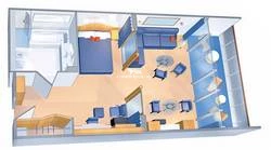 Enchantment of the Seas Owners Suite Layout