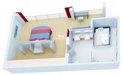 Symphony of the Seas Royal Loft Suite Layout Royal Loft Suite diagram