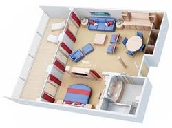 Symphony of the Seas Owners Suite Layout