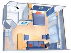Grand Suite - 1 Bedroom diagram