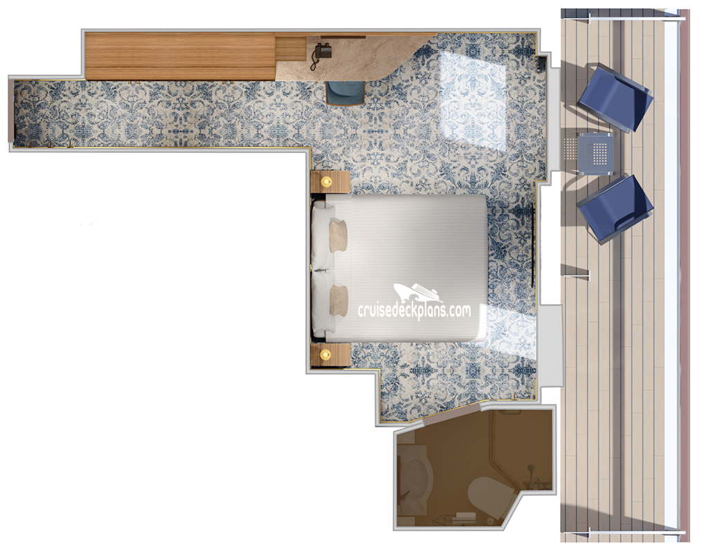 Carnival Firenze Premium cabin floor plan Carnival Firenze Premium cabin floor plan