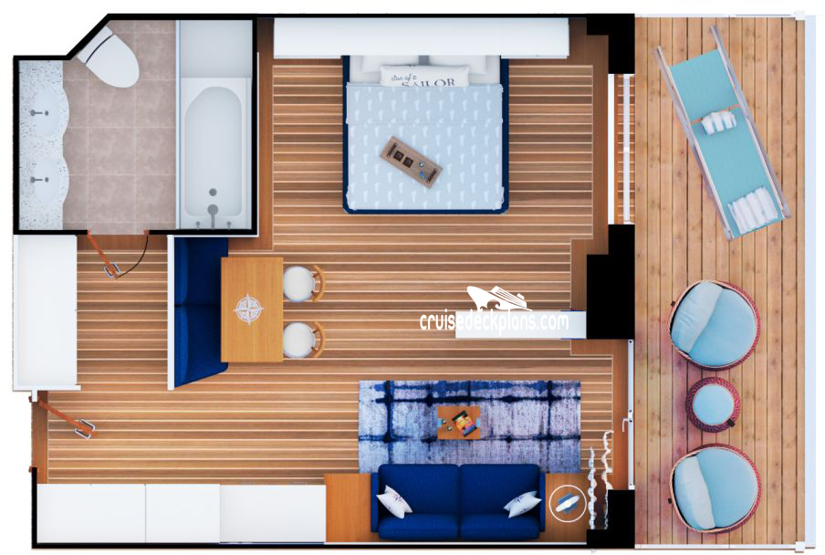 MAS Islander Grand cabin floor plan MAS Islander Grand cabin floor plan