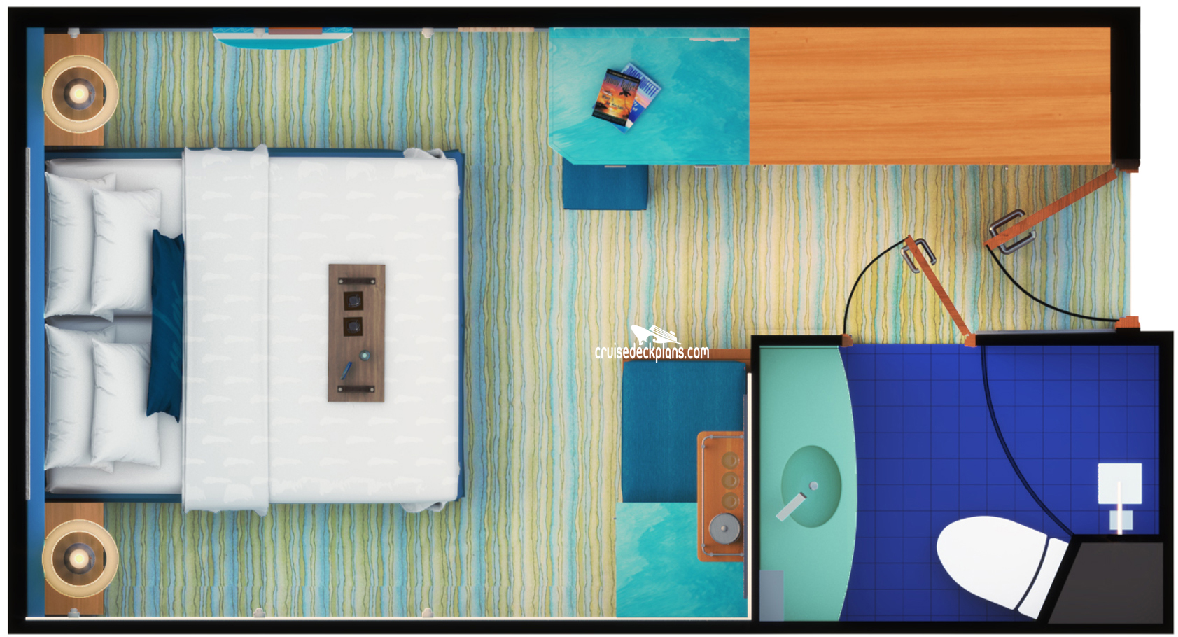 MAS Islander Interior cabin floor plan MAS Islander Interior cabin floor plan