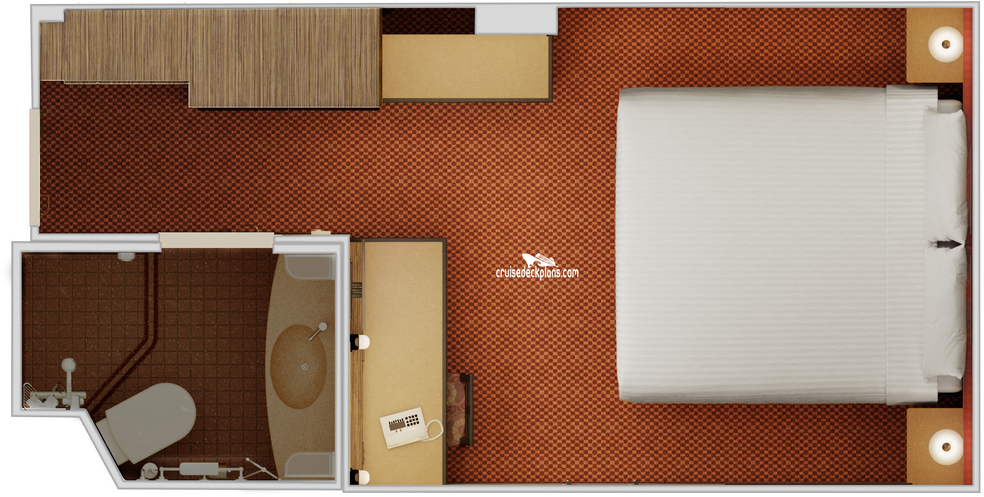 Carnival Luminosa Interior cabin floor plan Carnival Luminosa Interior cabin floor plan