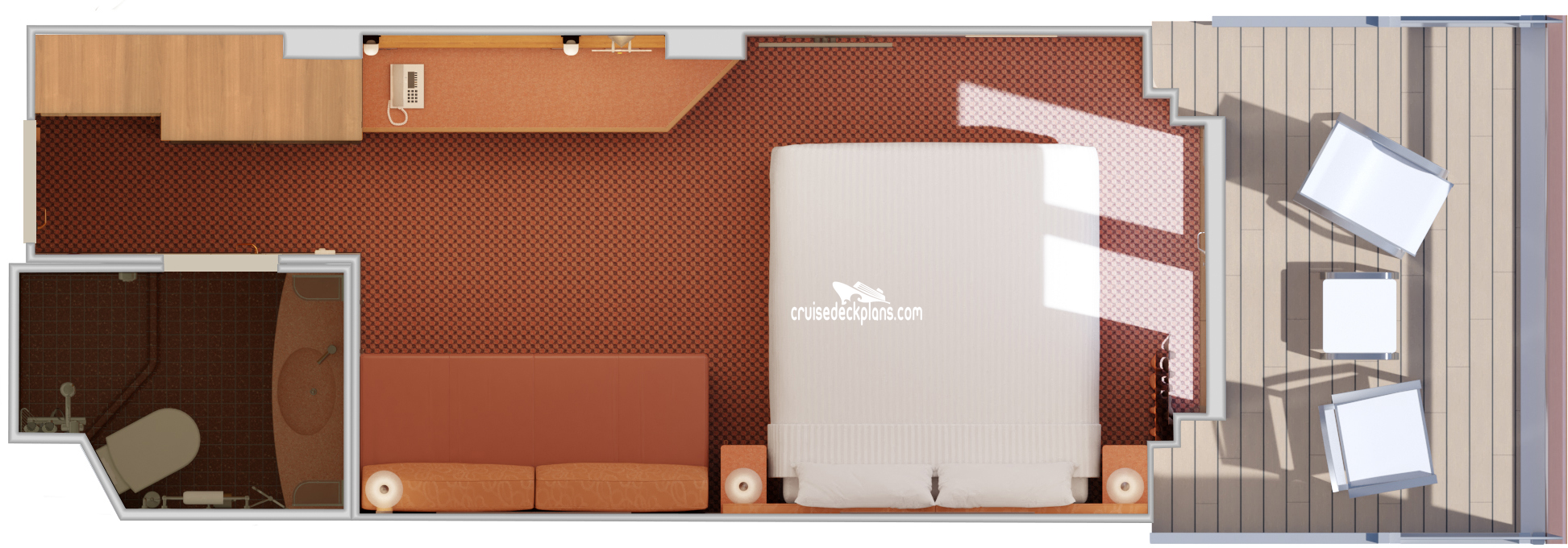 Carnival Luminosa Balcony cabin floor plan Carnival Luminosa Balcony cabin floor plan
