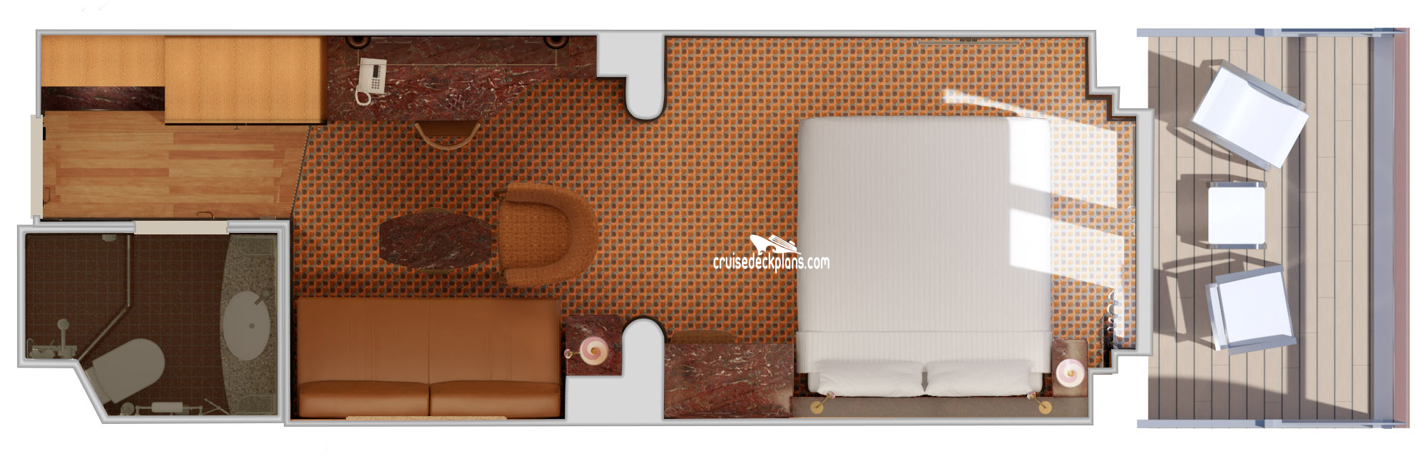 Carnival Luminosa Premium cabin floor plan Carnival Luminosa Premium cabin floor plan
