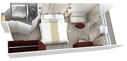 Club Deluxe Verandah diagram