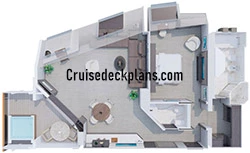 Retreat Residence Suite diagram