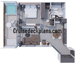 Cove Residence Suite diagram