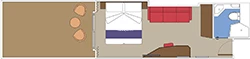 Balcony-Suite diagram