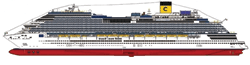 Carnival Venezia deck plan profile