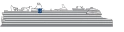 Icon of the Seas deck plan profile