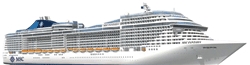 MSC Fantasia deck plan profile