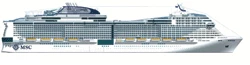 MSC Grandiosa deck plan profile